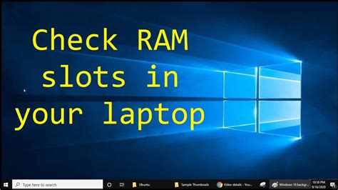 How to check RAM slots in laptop without opening (2022).